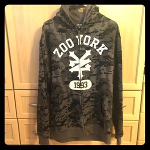 Zoo York zip up hoodie XL